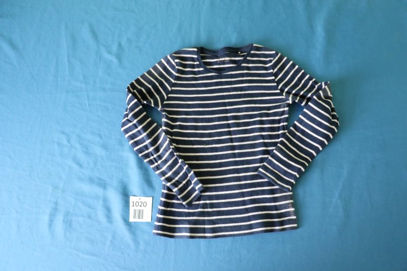 Gestreiftes Langarm-Shirt