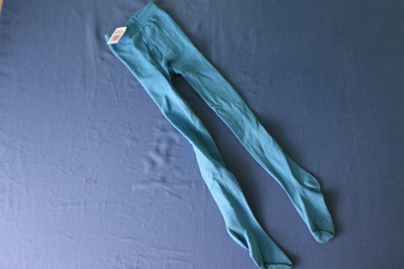 Blaue Strumpfhose