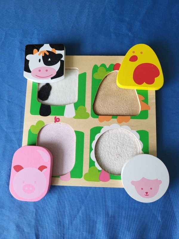 Tier Puzzle aus Holz