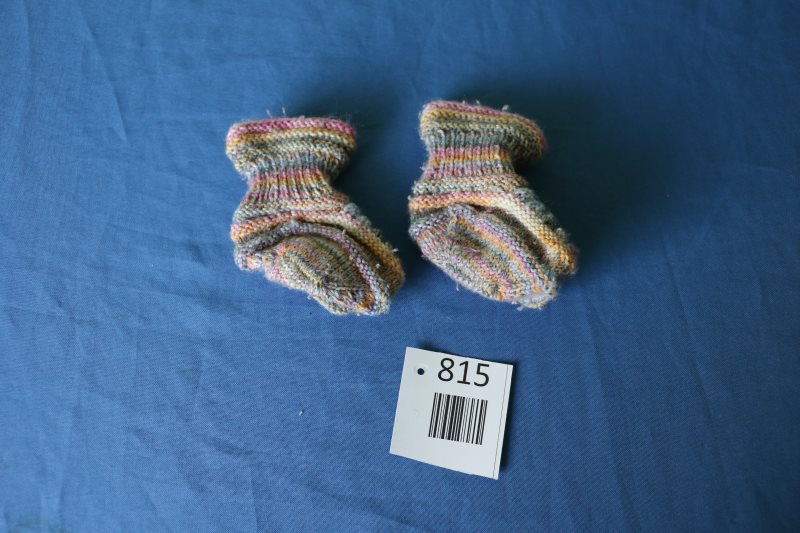 Gestrickte Babysocken