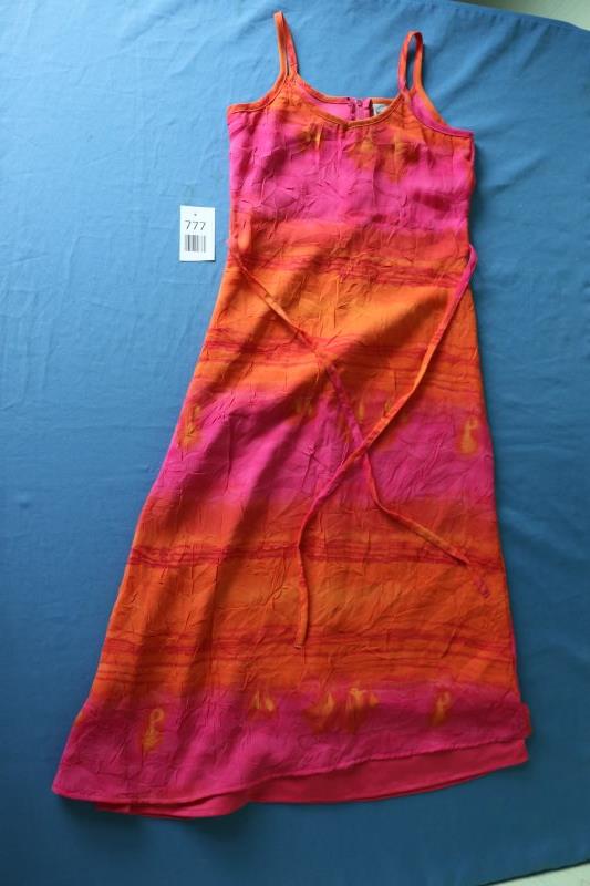 Sommerkleid in Pink und Orange