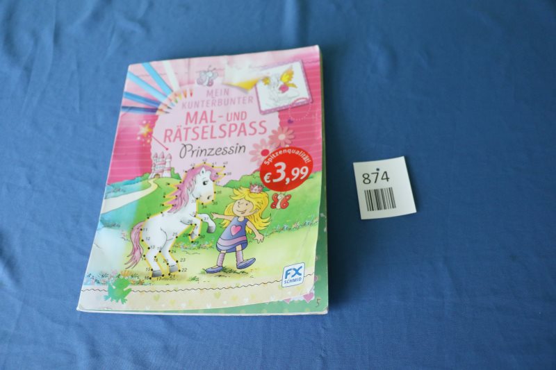 Mal- und Rätselbuch Prinzessin