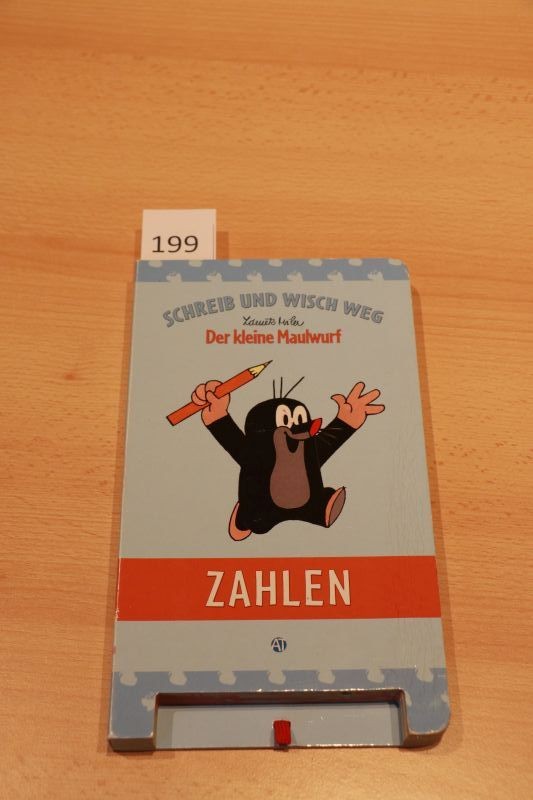 Schreib und wisch weg- Der kleine Maulwurf- Zahlen