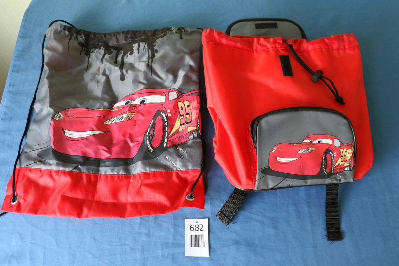 Rucksack und Turnbeutel