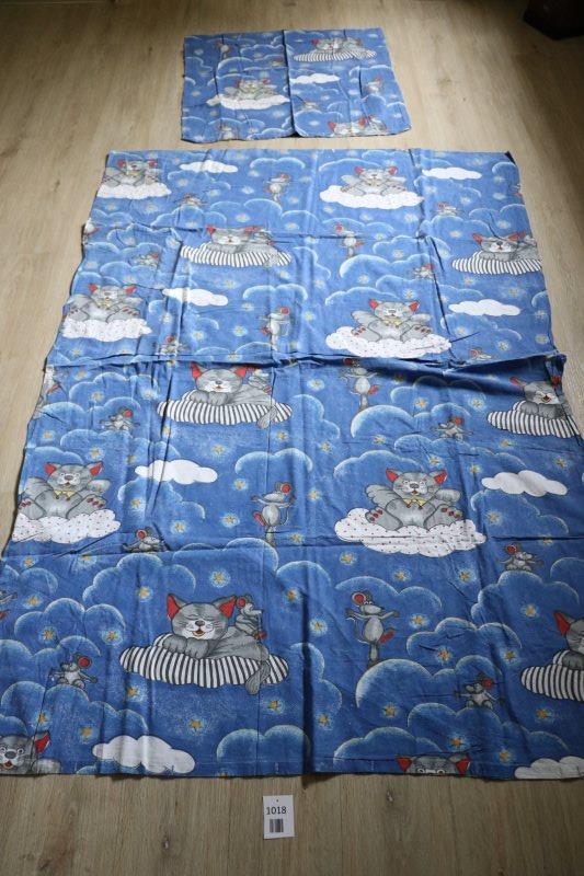 Bettwäsche-Set mit Katzen-Maus-Muster