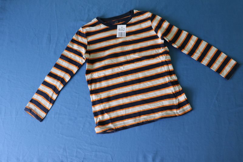 Gestreiftes Langarmshirt