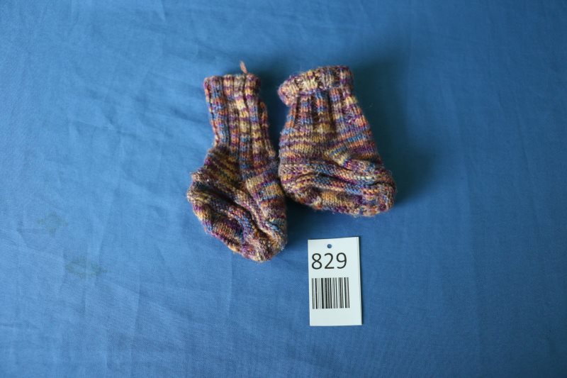 Gestrickte Babysocken