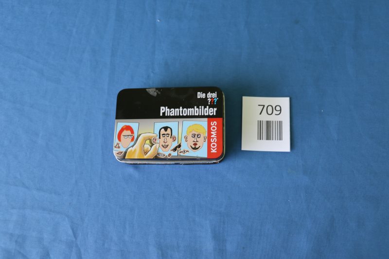 Phantombilder Spiel in Metalldose
