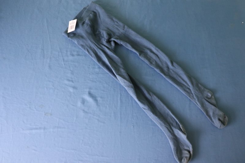 Blaue Strumpfhose