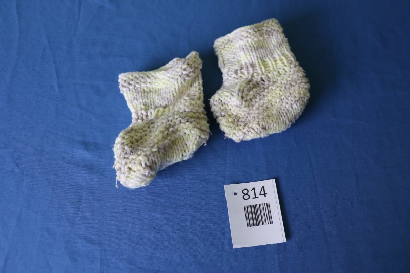 Gestrickte Babysocken