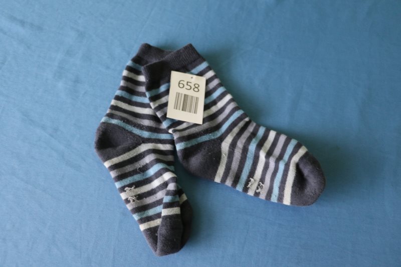Gestreifte Socken