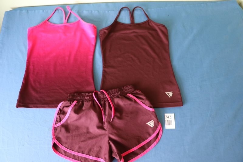 Set aus zwei Tops und einer Shorts
