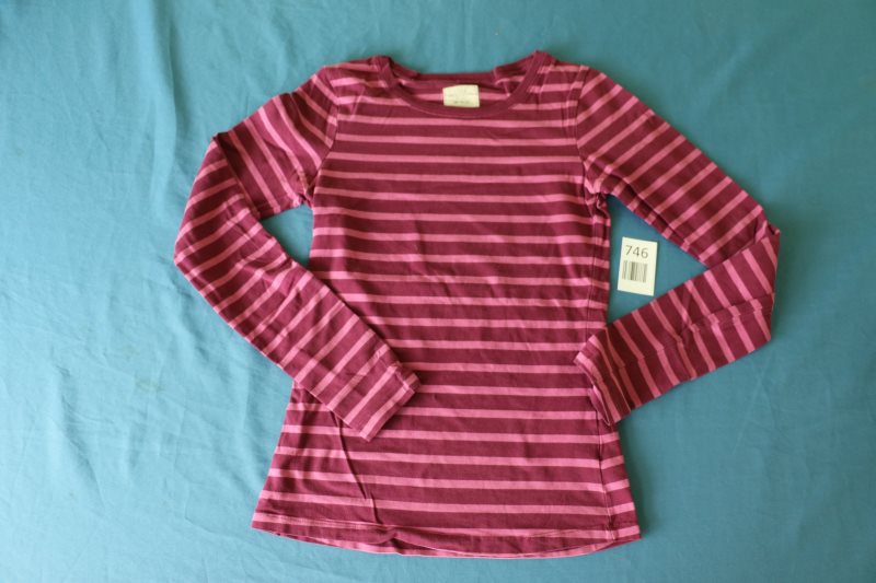 Gestreiftes Langarm-Shirt
