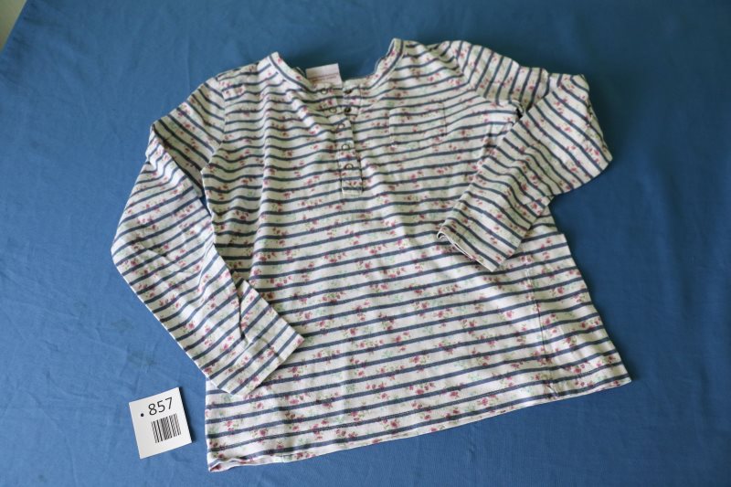 Gestreiftes Langarm-Shirt
