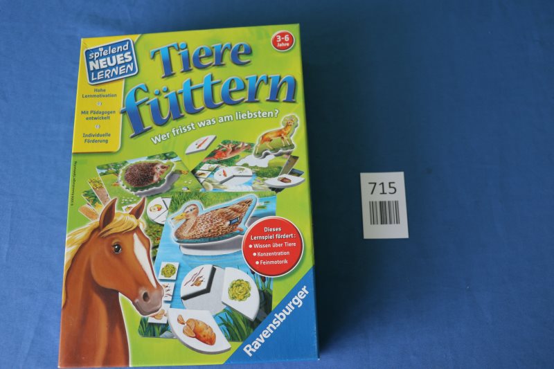 Tiere füttern Lernspiel