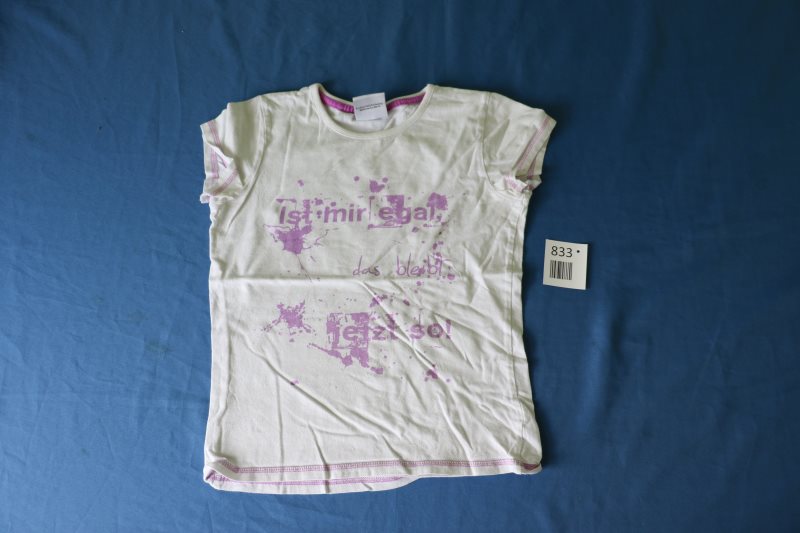 Weißes T-Shirt mit Aufdruck