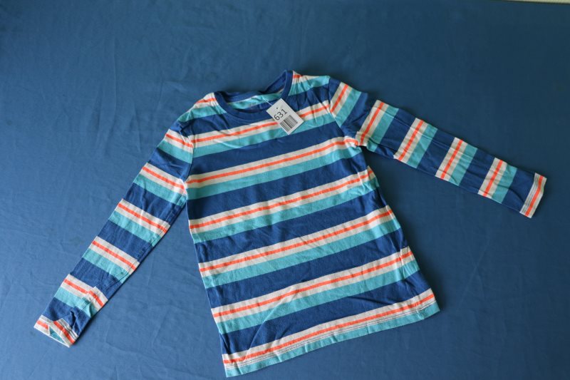 Gestreiftes Langarm-Shirt