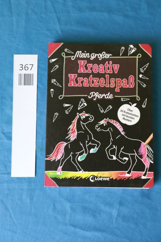 Mein großer Kreativ Kratzelspaß, Pferde