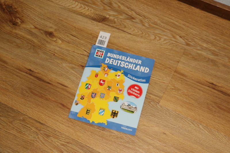 Stickeratlas Bundesländer Deutschland