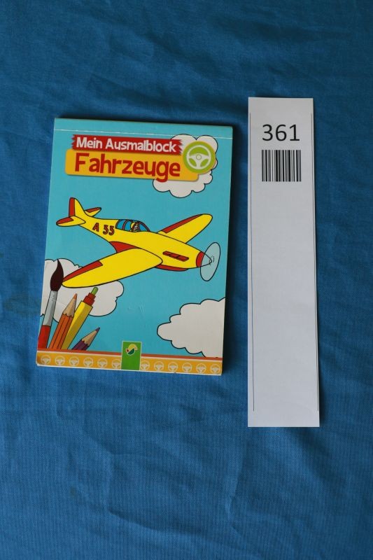 Mein Ausmalblock, Fahrzeuge